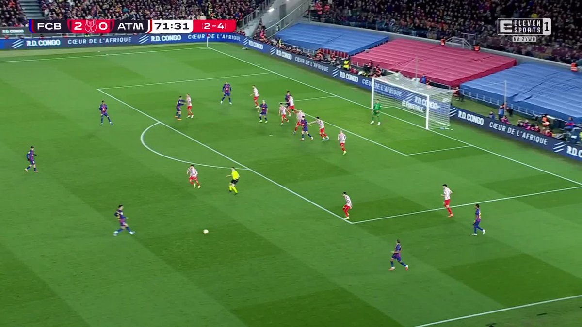 𝐓𝐑𝐙𝐘, 𝐓𝐑𝐙𝐘, 𝐓𝐑𝐙𝐘! ⚽⚽⚽ Dublet Bernala, spalonego według sędziów nie ma! 🤯 Będzie czwarta? Przekonajcie się w Eleven Sports 1! 💥 #lazabawa 🇪🇦