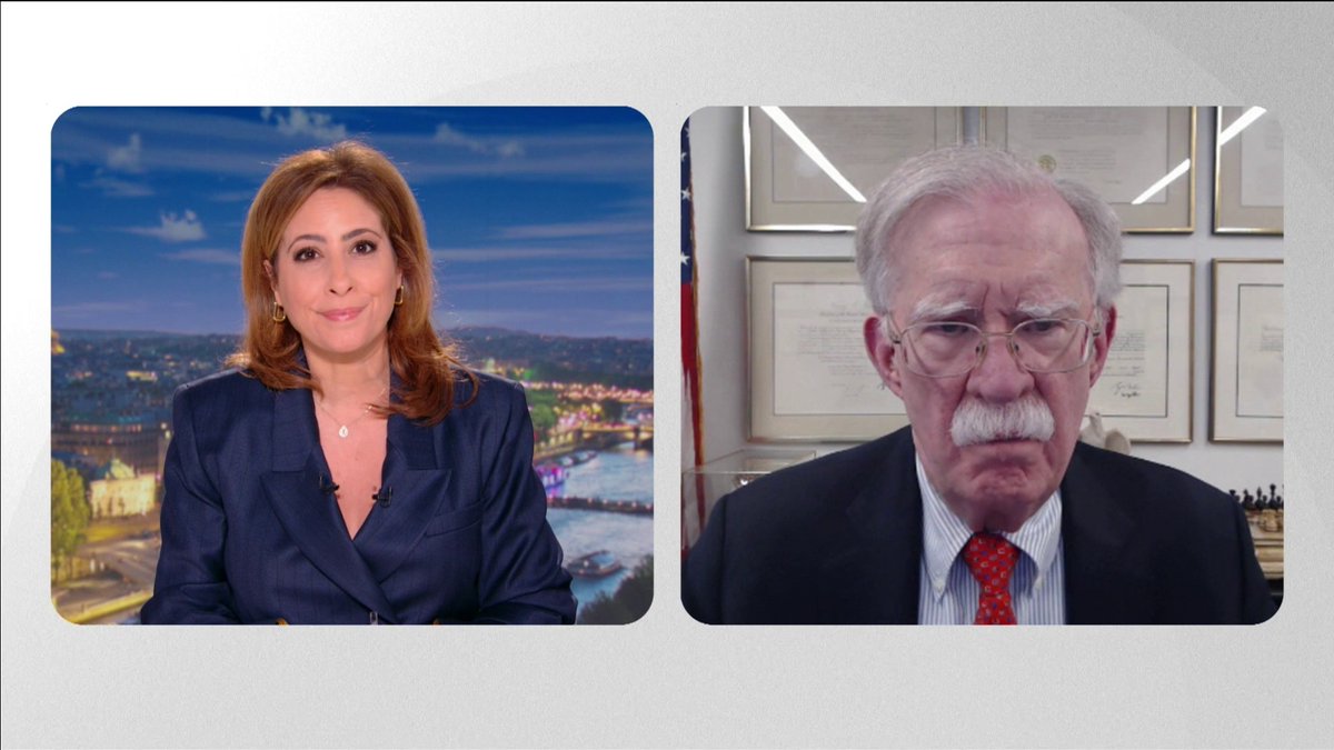 🔴 🗣️ "Je serais assez surpris si Trump finissait effectivement par demander à des soldats d'aller en Iran, j'étais surpris hier quand il a dit qu'il ne l'excluait pas", confie John Bolton, ex-conseiller à la sécurité de D.Trump. Alban Mikoczy #SurLeTerrain #Canal16