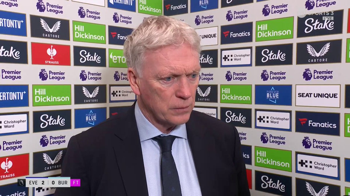 "I want to think there's a chance we can do it" David Moyes talks Everton's European chances after their 2-0 win over Burnley... 🎙️ Liam MacDevitt 📺 TNT Sports & discovery+ UK