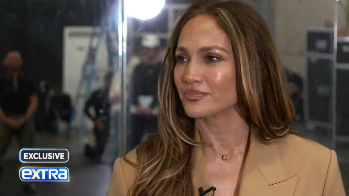 Jennifer Lopez (jlo) dishes on being in her "happy era," her revamped Vegas show, and her love of performing. 🎤🎶❤️