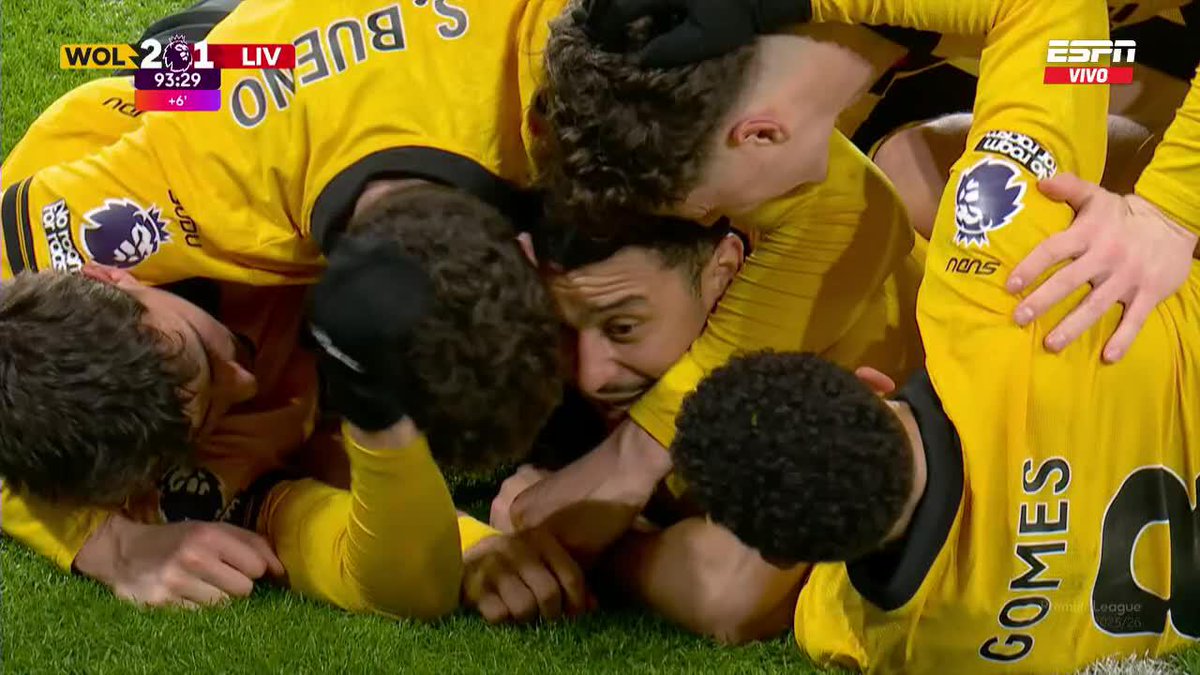 El gol que le hizo Wolverhampton al Liverpool para la victoria 😭😭😭