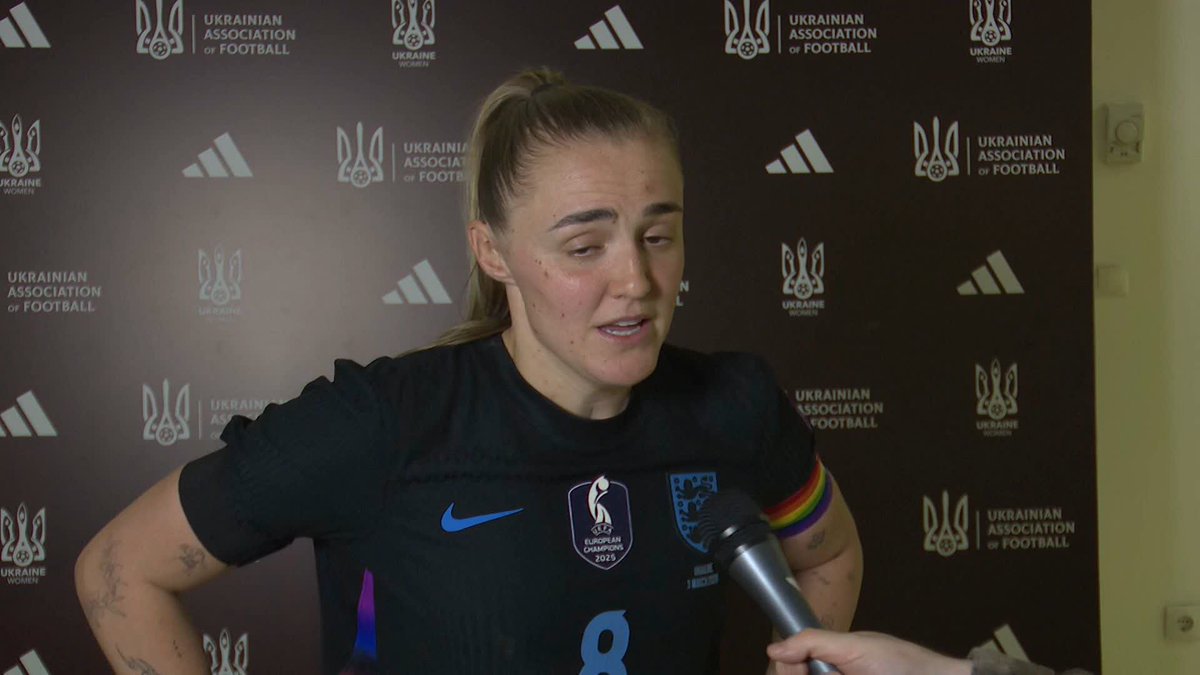 "Every single point is important" 🤝 Georgia Stanway reflects on a big win for the Lionesses against Ukraine in World Cup qualifying.
