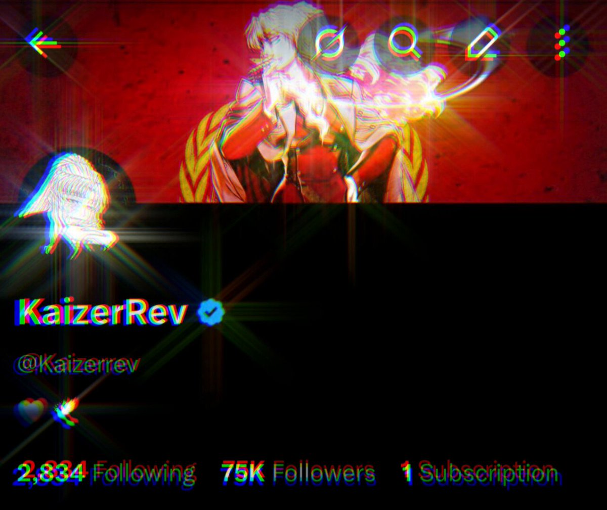 Thanks for 75K Followers! 🖤🕊️
