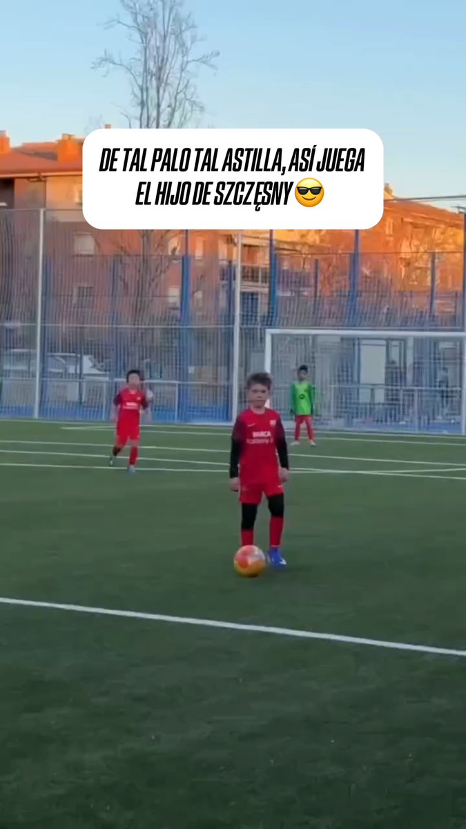 Ojito a la calidad que tiene el hijo del portero del Barcelona 🤩 Vía IG: liam.szczesny