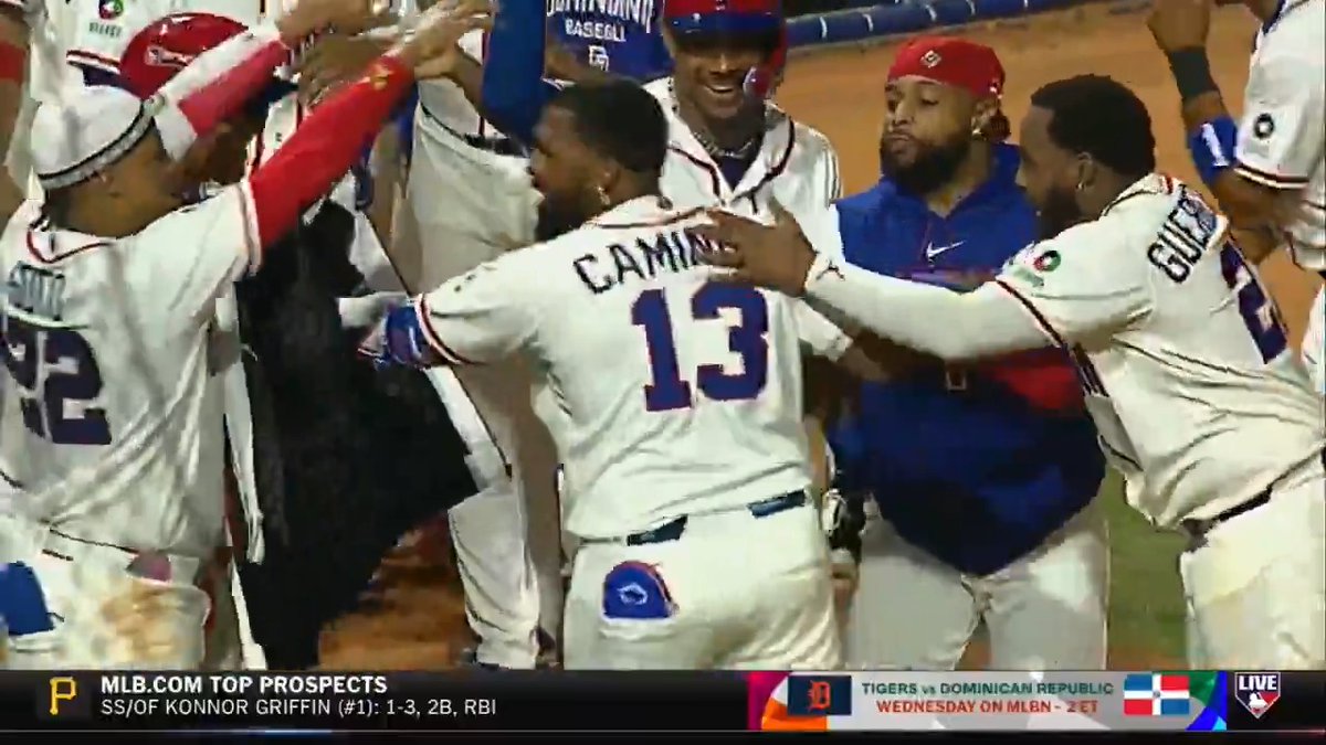 Manny Machado is Junior Caminero’s idol. Tonight, Caminero went back-to-back alongside his idol.