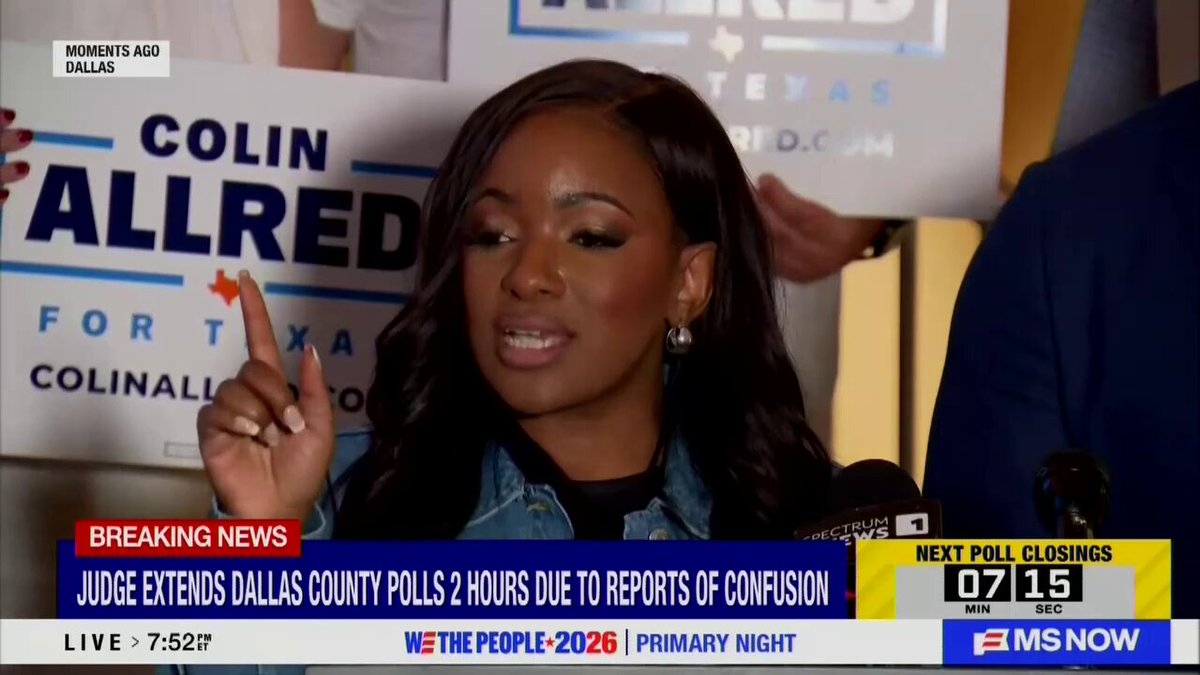 Rep. Jasmine Crockett (D-TX) is now blaming cheating for why she certainly will be losing her bid for Texas Democrat Senate nominee to James Talarico. Kalshi is giving Talarico a 90% chance of winning and Crockett only 10%. Crockett is fired!