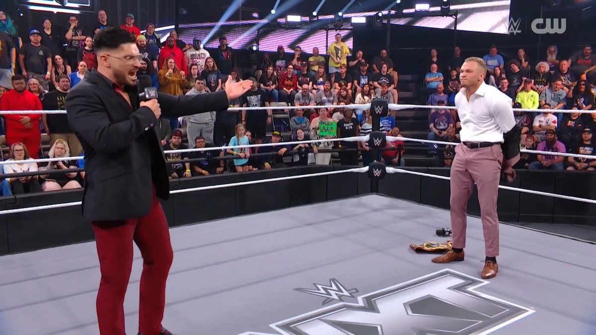 An impromptu North American Title Match 🔥 Robert Stone makes it official between Myles Borne | THE KID and “All Ego” Ethan Page RIGHT NOW!