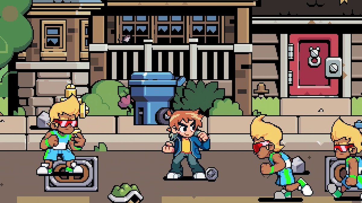 When evil strikes Toronto and steals Sex Bob-Omb’s instruments, it’s up to Scott Pilgrim, Ramona Flowers and an unlikely bunch of allies to team up and save the band (and the world). Scott Pilgrim EX is now available.