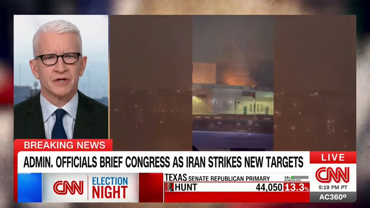 Democratic lawmakers are expressing concerns that the Iran war could escalate as both sides trade strikes. "Trump is basically a bull who just walked into the world's largest, most densely populated china shop," saying House Armed Services Ranking Member Adam Smith.