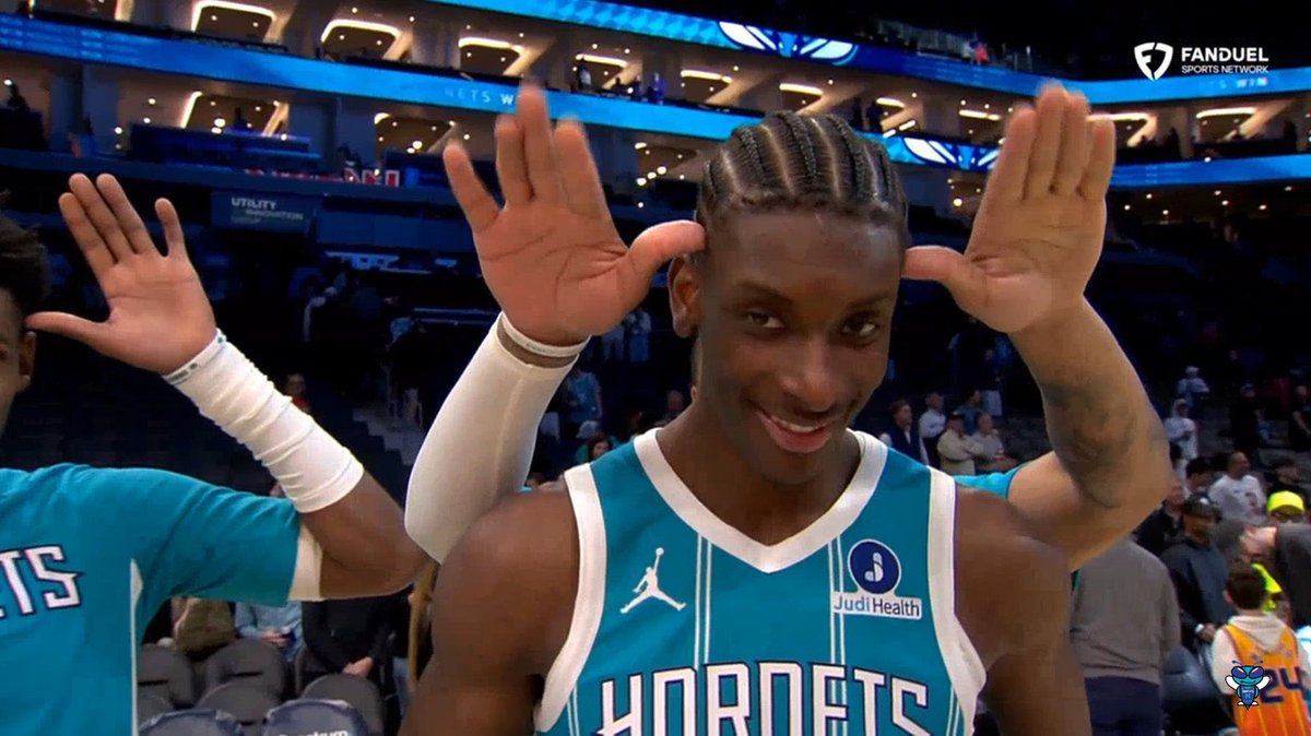 🎙️ Moussa Diabate on LaMelo Ball: "The most electric player right now in the league." 🎙️ Brandon Miller: "We're gonna keep putting wins together for the city of Charlotte."
