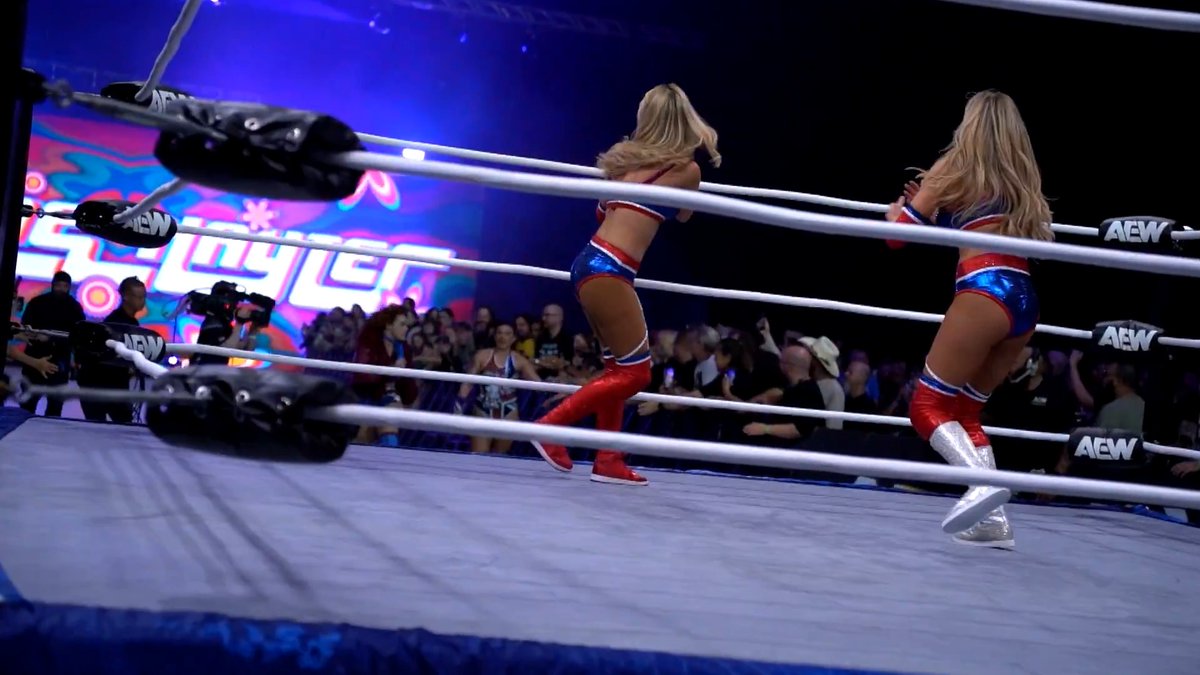#AEWDynamite 8/7c, TBS + HBO Max Tomorrow, 3/4! JAMIE HAYTER/Alex Windsor アレクス・ウィンザー vs Cassie Lee/Jessica McKay The IInspiration made a challenge in Brisbane after their AEW debut + the Brawling Birds answered! The IInspiration debut on AEW on TV vs The unbeaten Brawling Birds, TOMORROW!