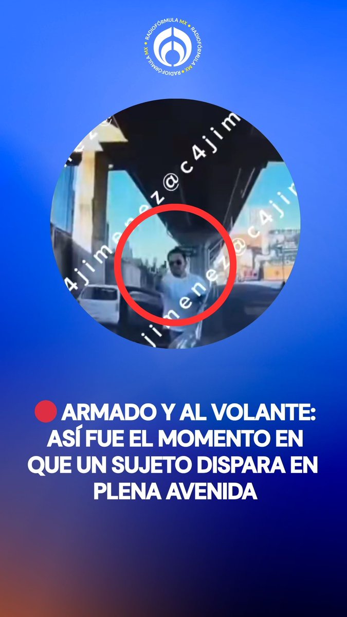 🔴 Se le cerró para dispararle 😨 El conductor armado hizo que el que grababa se detuviera y soltó un balazo directamente a la facia, dejándola perforada; ocurrió en Santa Fe.