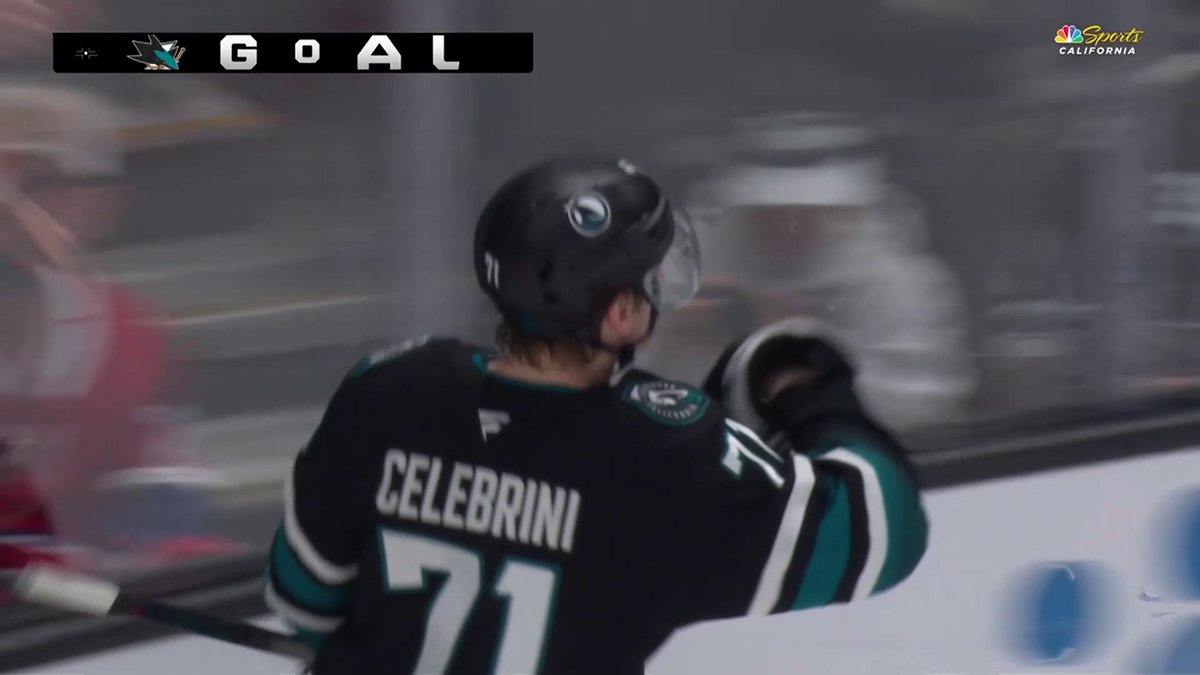 MACKLIN CELEBRINI!! 🦈 His 30th goal of the season!
