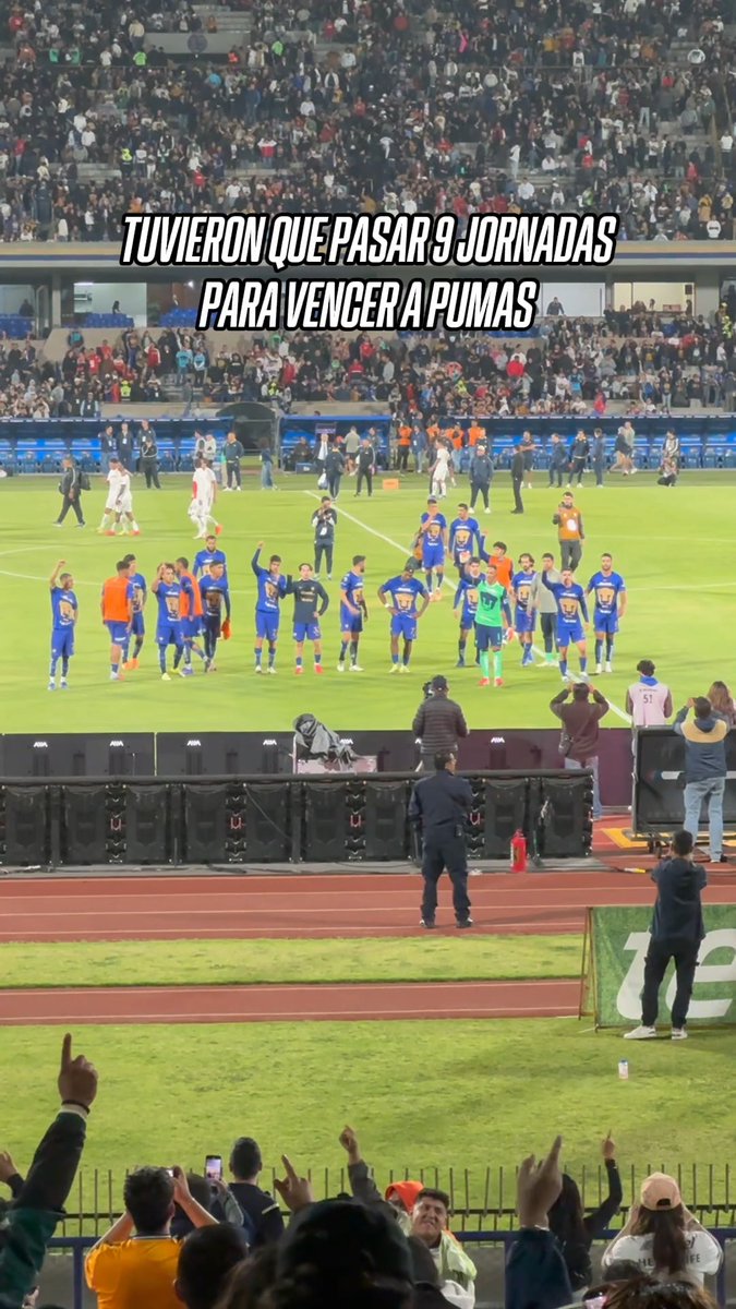💔 Pumas se despide de su afición... ¡Adiós invicto!