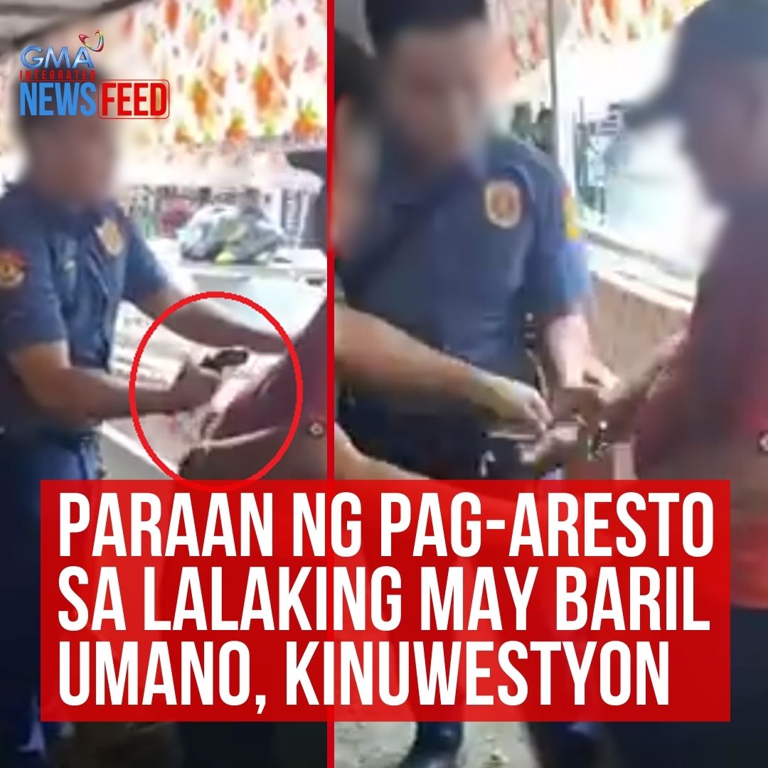 Pinuna ng isang konsehal sa Laoag City ang paraan ng pag-aresto ng mga pulis sa isang senior citizen na may dala umanong baril sa peryahan. Batay kasi sa isang video, ang baril ay nasa kamay ng isang pulis at pilit niya itong ipinahahawak sa lalaki! Panoorin 'yan sa video.
