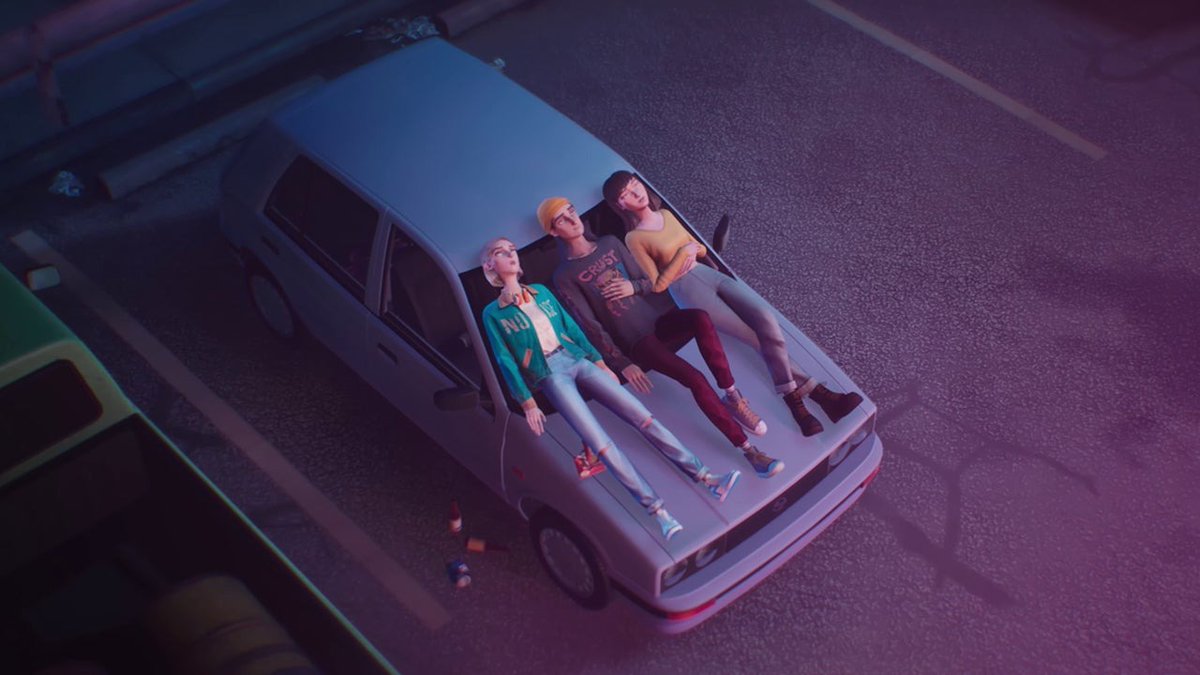 Mixtape launches on May 7! 🎶 Here's a look at this narrative adventure game about three friends embarking on one final adventure through a mixtape of memories, set to the soundtrack of a generation.