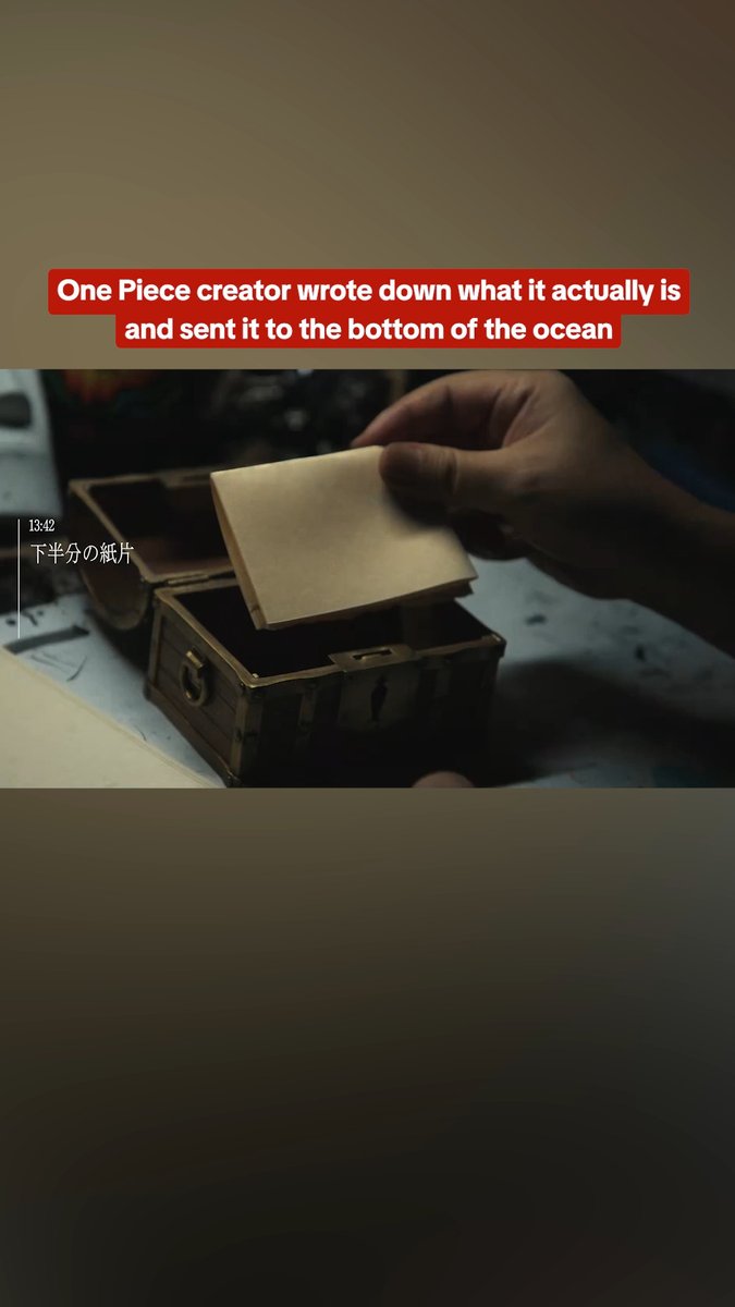 For the first time ever, anyone can find out what the One Piece really is. They just have to find it somewhere on the ocean floor.