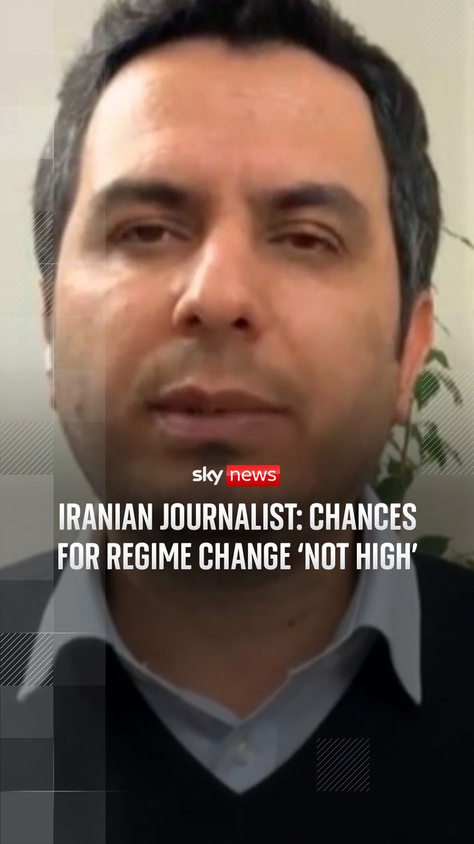 "Chances of a regime change given the recent developments are not high." Iran Nuances editor-in-chief Abas Aslani tells Yalda Hakim many Iranians condemn foreign aggression in the country despite being critical of the current regime. 🔗