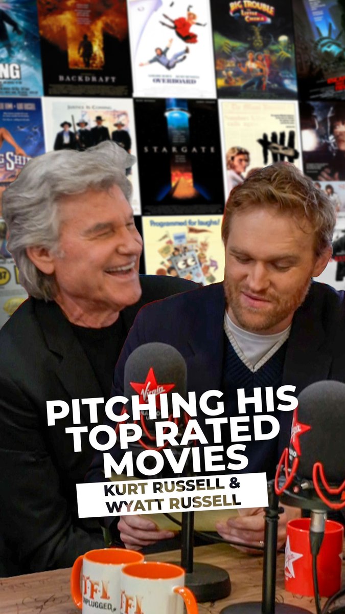 Kurt Russell's 15 top rated movies, with son Wyatt Russell 🎬 They join the Chris Evans Breakfast Show with The National Lottery to chat about season 2 of Apple TV's hit series 'Monarch: Legacy of Monsters' ⤵️