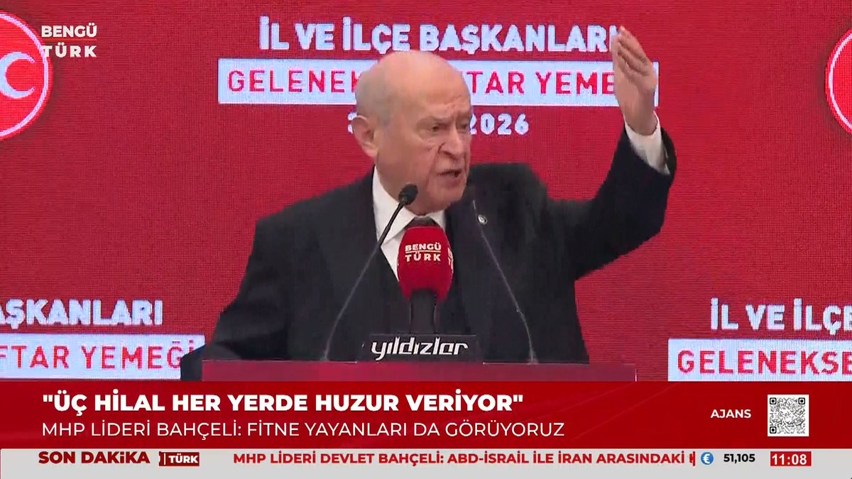 Bozkurdu çakala boğdurmak için fırsat kollayan ahmaklara, asalaklara, aşağıların da aşağısına yuvarlanmış arsızlara en küçük geri adımımız söz konusu olursa diyorum ki, gök girsin kızıl çıksın.