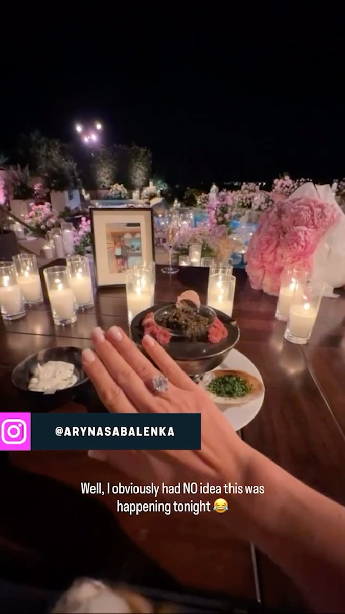 Aryna Sabalenka had no idea the proposal was on it's way 🤣😭