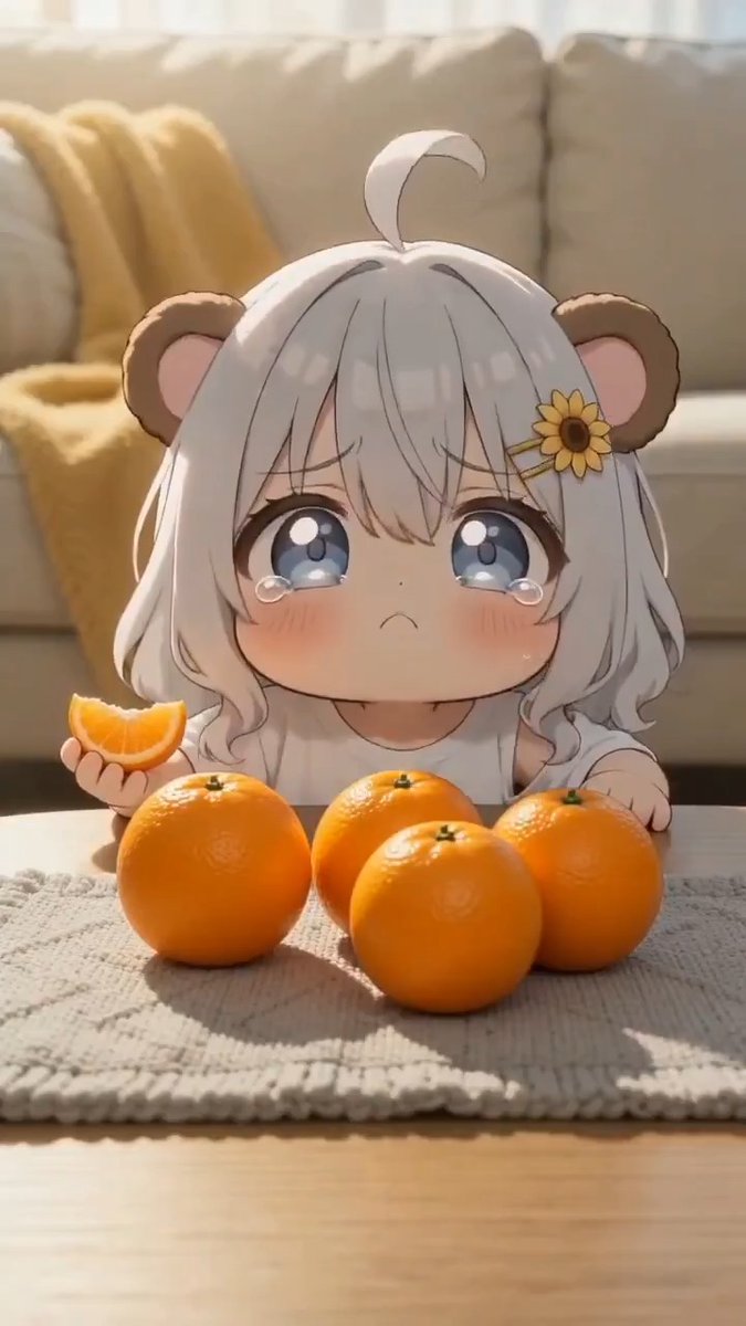 オレンジは全部私のものです。