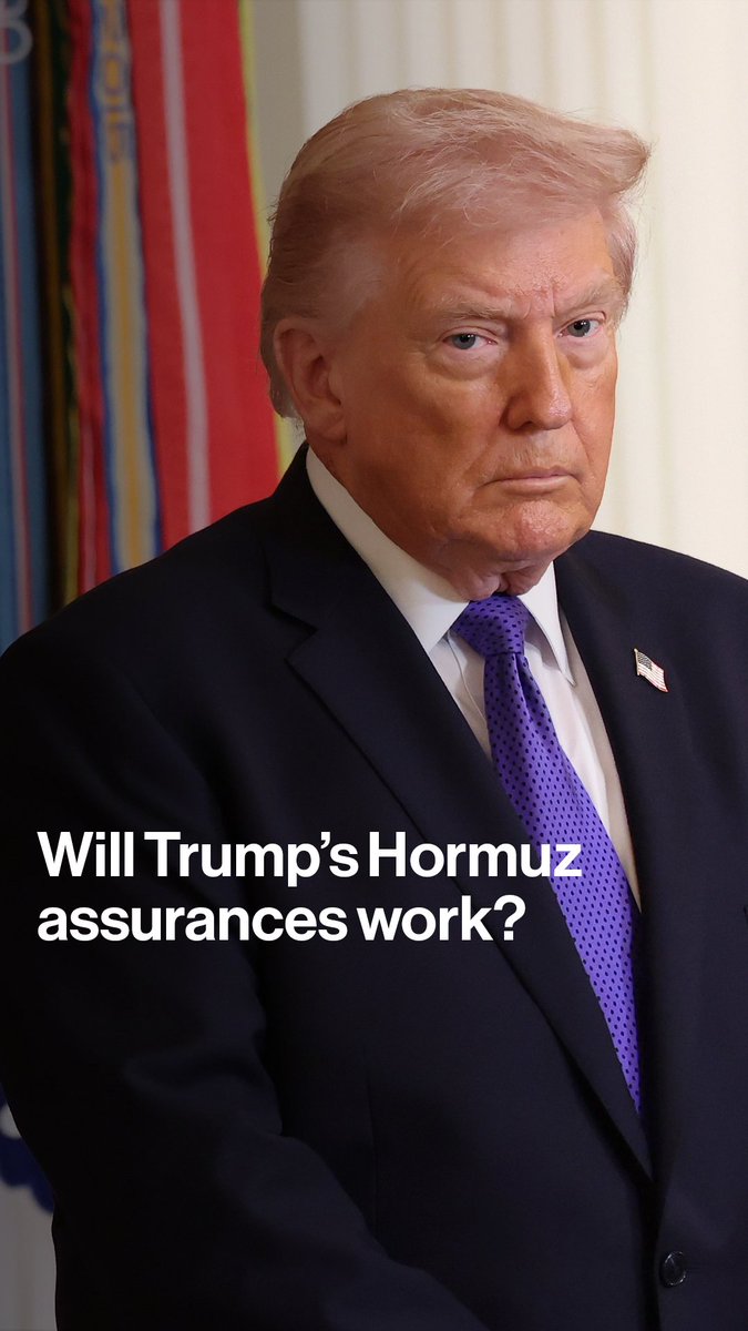 🇺🇸 Trump says the U.S. will keep oil moving through the Persian Gulf during the Middle East war, with naval escorts and insurance guarantees for ships going through the region.