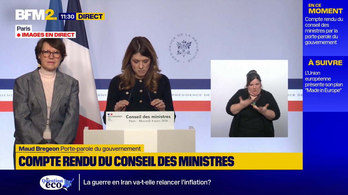 Le groupe d'ultra-droite "Bloc montpelliérain" dissous en Conseil des ministres, annonce la porte-parole du gouvernement Maud Bregeon #BFM2