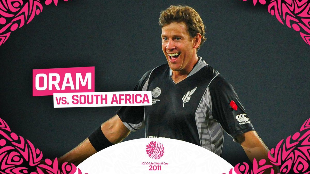 In 2011 World Cup quarter-final, South Africa were cruising at 108/2 while chasing 222 v New Zealand, and the game looked nearly over. The pitch proving trickier than expected, Vettori sensed an opportunity &amp; New Zealand pulled off a stunning turnaround.