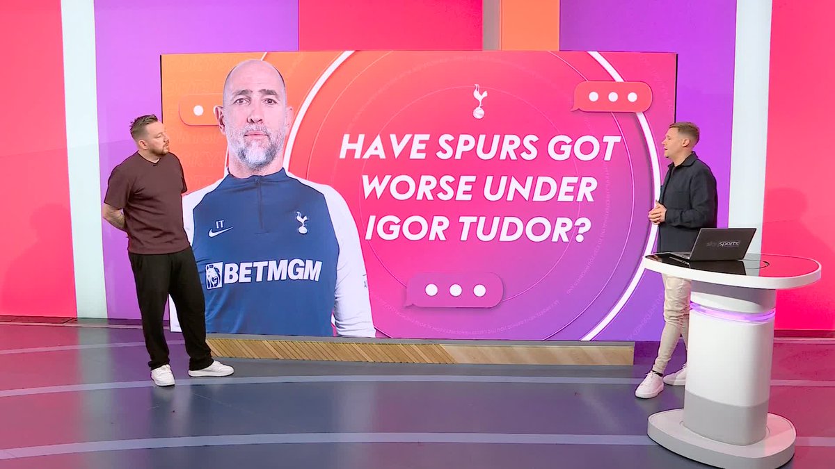"If Spurs lose to Crystal Palace I can see them getting rid of Tudor" 👀 Jamie O'Hara believes that the pressure is on Igor Tudor to pick up a positive result for Spurs and believes that there has been no sign of improvement under the interim boss ⚪️