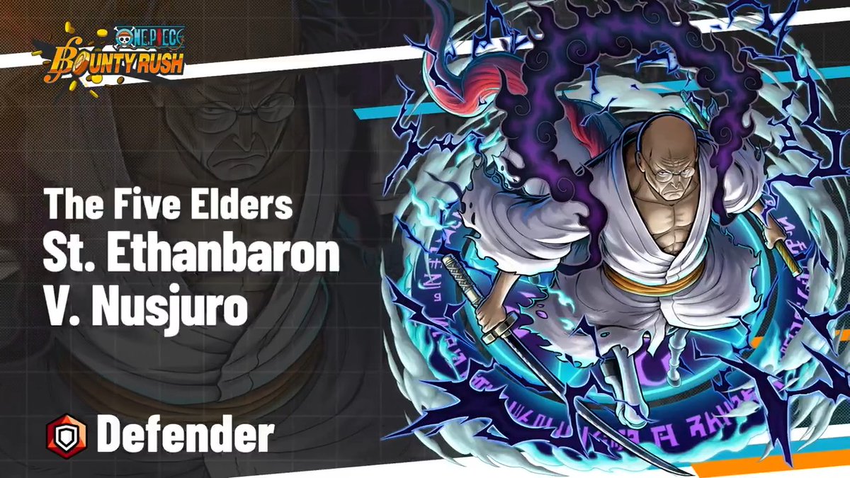 [March Special Live Broadcast] Here's a sneak peek of the gameplay reveal video for Extreme Legendary Character "The Five Elders St. Ethanbaron V. Nusjuro"! Watch Here #OPBRLive #BountyRush #ONEPIECE