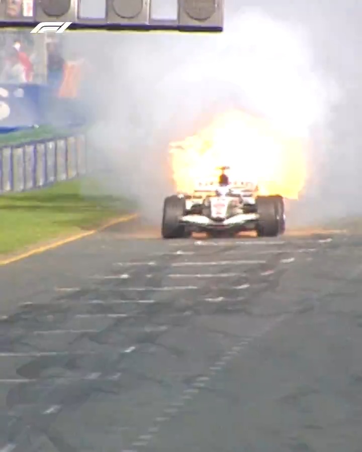 That time when Jenson Button purposefully stopped his car right before the finish line to avoid a 10 place grid penalty for the next race