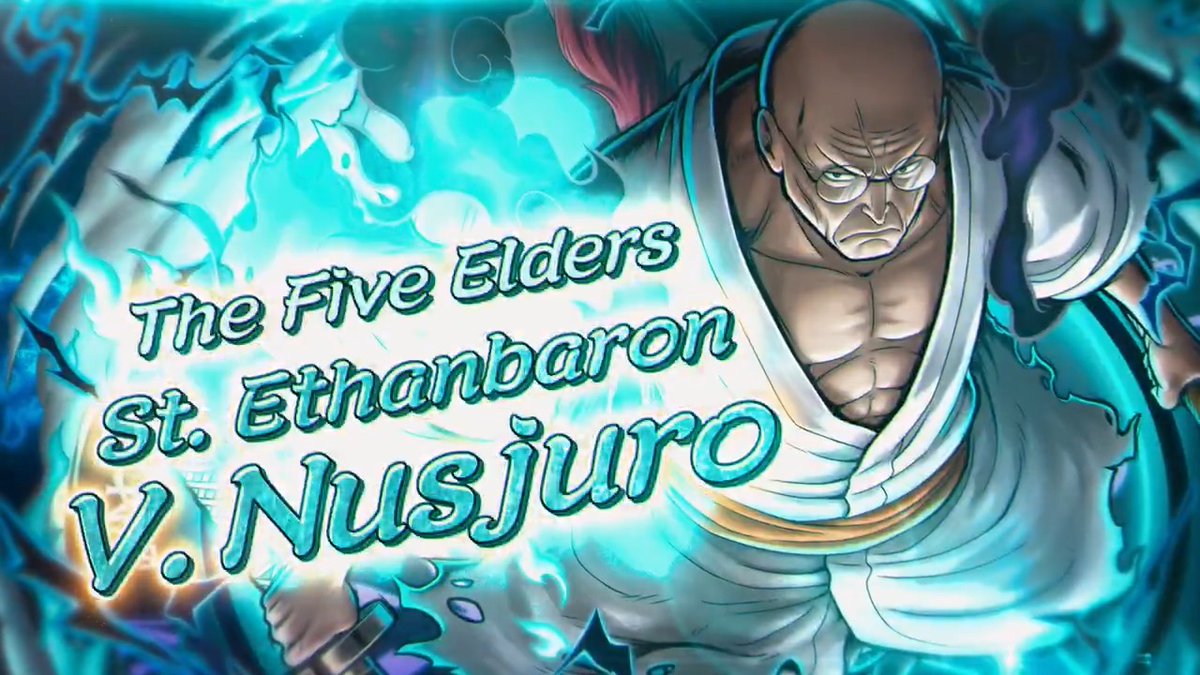[St. Nusjuro Trailer - Repost and Like Campaign] Extreme Legendary Character "The Five Elders St. Ethanbaron V. Nusjuro" descends on March 5 at 5:00 (UTC)! Get Rainbow Diamonds ×20 when reposts and likes reach 30k worldwide! Until March 8 at 14:59 (UTC) #BountyRush #ONEPIECE