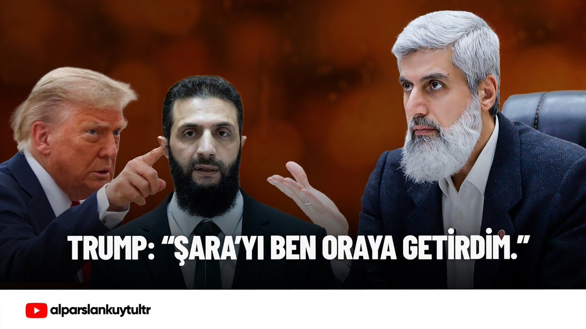 SORU - CEVAP | ABD Başkanı Donald Trump'ın, Suriye Cumhurbaşkanı Ahmed Şara için kullandığı "Esasen benim oraya getirdiğim Suriye Cumhurbaşkanı olağanüstü bir iş çıkarıyor. O sert bir adam, uslu bir çocuk değil, yoksa bunu başaramazdı." şeklindeki ifadeleri hakkında: • Kukla rejimin savunulması, insanların onu sevmesi için Türkiye’nin desteğiyle olmuş gibi gösterildi. • Türkiye proje yapmadı, sadece Amerikan projesini uyguladı. Suriye'de Türkiye hakim değil, Amerika hakim! • Ben o sahte devrim yapıldığı günden beri söylüyorum: "Bu Amerika ve İsrail projesidir." diyorum. Herkes anladıktan sonra anlamanın bir manası var mı?
