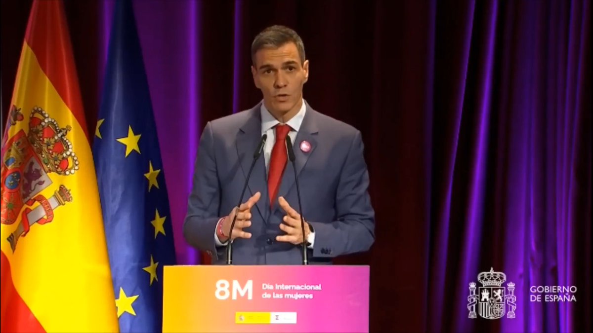 Pedro Sánchez: “Lo diré alto y claro: si de verdad creemos en la libertad de las mujeres iraníes la respuesta no puede ser más violencia, tiene que ser más diplomacia, más apoyo a quienes luchan desde dentro y por supuesto más Derecho Internacional”