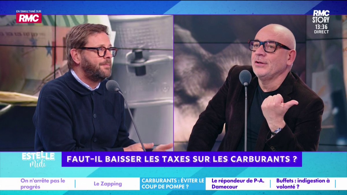 ⛽️ Prix du carburant 🎙️ frédéric hermel🇫🇷 : "J'ai le sentiment que la hausse arrive tout de suite... Par contre la guerre va se terminer, on verra combien de temps va prendre la baisse des prix !" 🎙️ Lavrilleux Jerome : "Non la baisse ne prend pas plus de temps !"