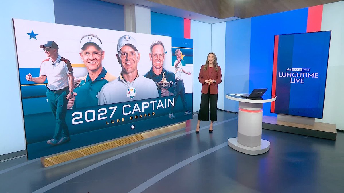 BREAKING: Luke Donald has been confirmed as Team Europe's captain for a third consecutive Ryder Cup 🚨🇪🇺