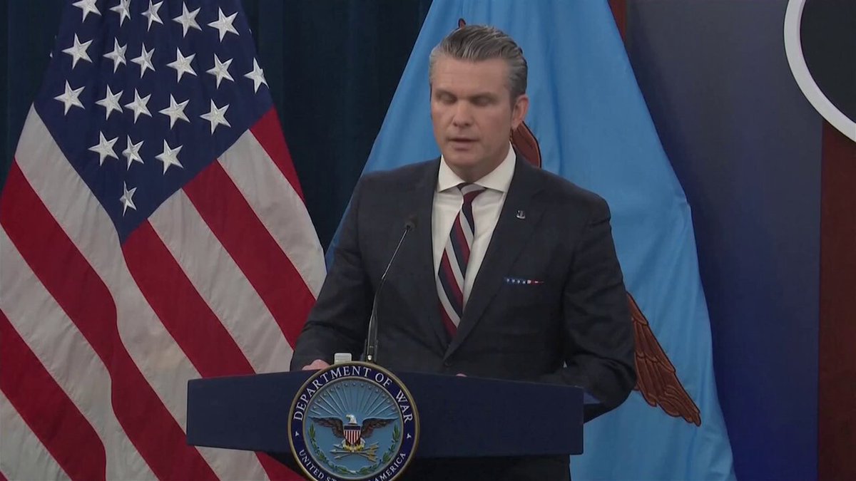 Hegseth: "More and larger waves are coming. We are just getting started. We are accelerating, not decelerating."