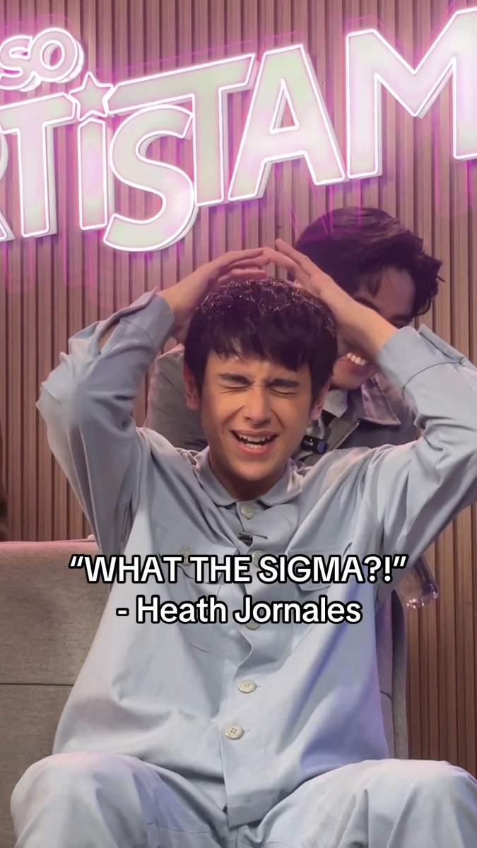 MAY PA-SAMPLE SI HEATH! 😆 Panoorin ang full #KapusoArtisTambayan episode sa GMA Network Facebook at YouTube! #GMAPBBCollab #HeathJornales #PepitoManaloto