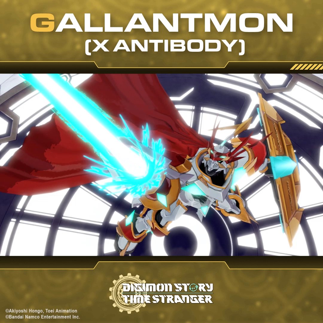 Gallantmon (X Antibody) Special Move: Zeig Saber #TimeStranger