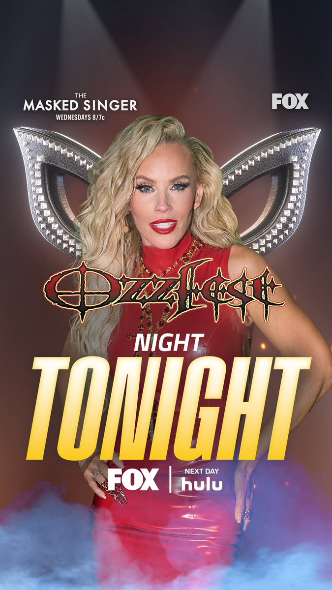Tonight, we celebrate a true rock legend! 🤘Ozzfest Night starts at 8/7c on FOX! #TheMaskedSinger