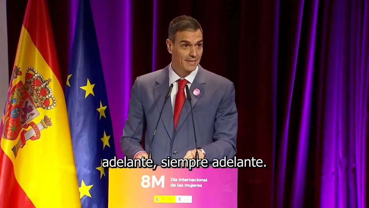 Somos una sociedad que es objetivamente mejor gracias al feminismo. Gracias a vosotras. Una causa universal que es sinónimo de igualdad, justicia y derechos. No dejaremos que el pasado avance. Porque la igualdad no es un exceso. Es, sencillamente, el mínimo exigible.
