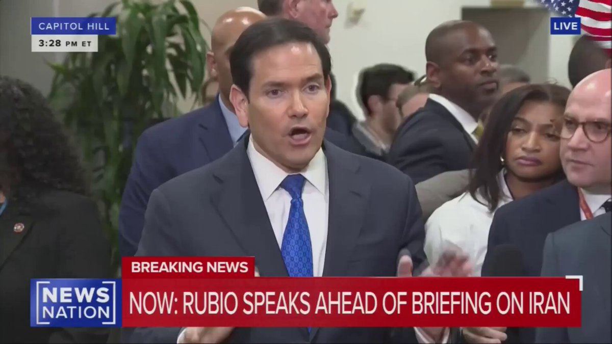 SECRETARIO RUBIO: Irán es manejado por fanáticos religiosos lunáticos que buscan desarrollar armas nucleares detrás de un programa de misiles y terrorismo para que el mundo no pueda tocarlos. Ahora es lo más débil que han estado. Es tiempo de ir por ellos.