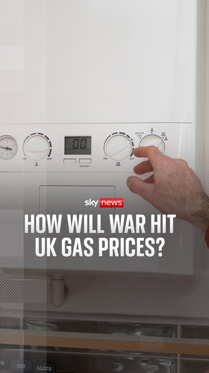 The UK gas price nearly doubled in price to its highest level for three years this week. Ed Conway explains the ramifications of the war in the Middle East on UK household bills. 🔗