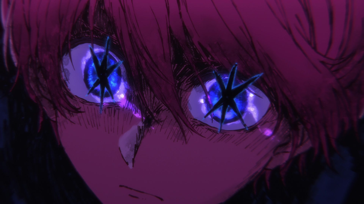 Ses yeux à la fin…
