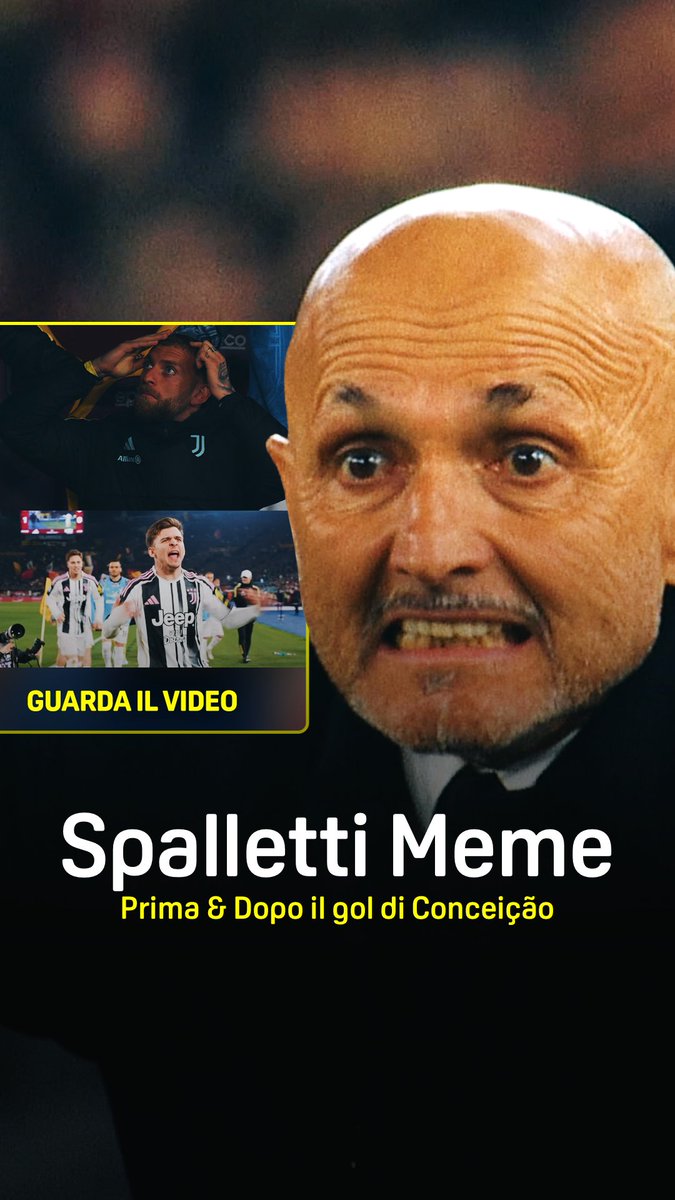Spalletti, prima e dopo il super gol di Conceição: 𝒄𝒉𝒆 𝒎𝒆𝒎𝒊𝒂𝒎𝒐 𝒂 𝒇𝒂𝒓𝒆 🥶😂 🎤 @davidebernardi6 BordoCam #RomaJuventus è disponibile ora su #DAZN! 📲 #Spalletti