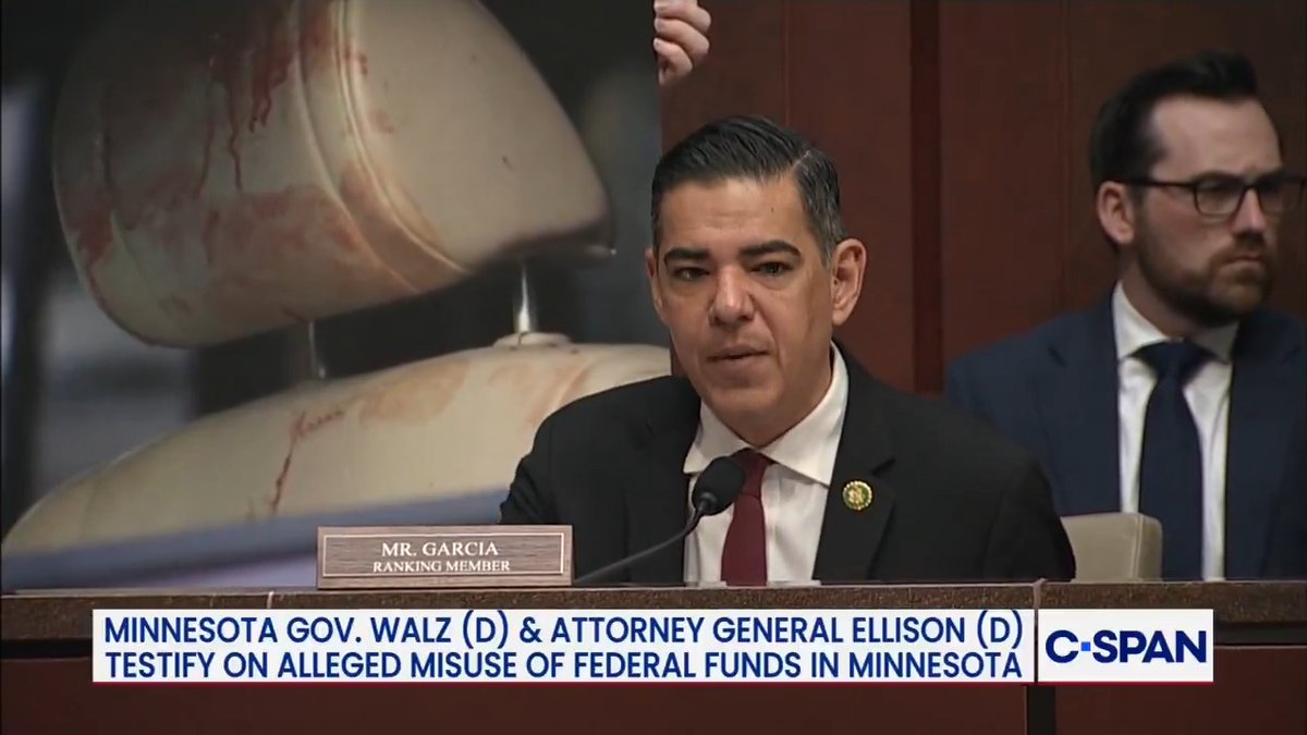 Rep. Robert Garcia: "This is the driver's seat of Renée Good's car seat after an ICE agent shot her dead...are families in your community afraid that this sort of horrific image could happen to them next?"