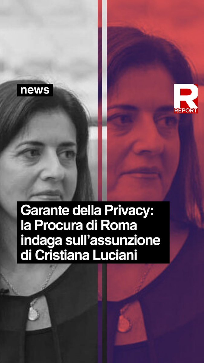 La GdF ha acquisito i documenti sull’assunzione di Cristiana Luciani, dirigente del Garante della Privacy e moglie del deputato di FdI Sbardella. Il suo inquadramento è avvenuto nel rispetto delle procedure? Rivedi "L'Autorità del Garante"👇
