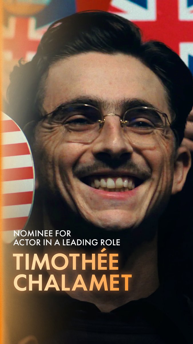 Timothée Chalamet as Marty Mauser in MARTY SUPREME. Nominated for Actor in a Leading Role at the 98th Oscars. Watch the #Oscars LIVE on Sunday, March 15th, at 7e/4p on ABC and Hulu. #OnlyAtTheOscars