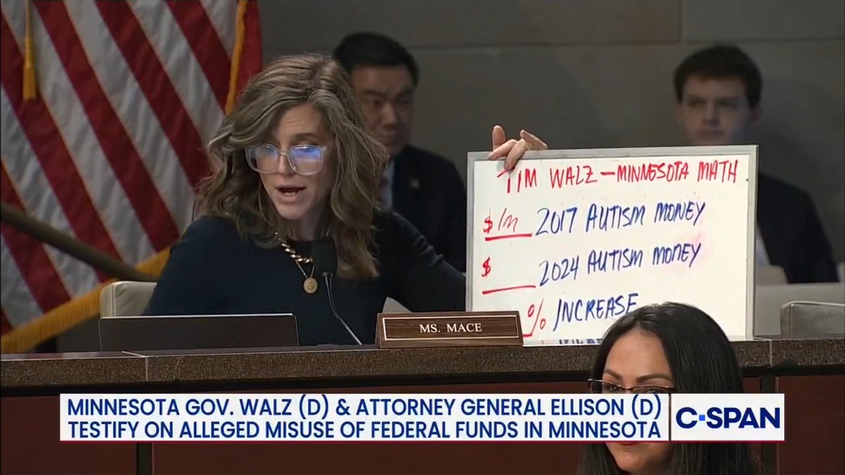 .Rep. Nancy Mace: "What percentage increase is that?" Governor Tim Walz: "I'm not here to be your prop." Mace: "Are you governor of Minnesota or not?" Walz: "Yes, I am." Mace: "When I'm governor of South Carolina you can sure as hell bet that I'm going to know the math."